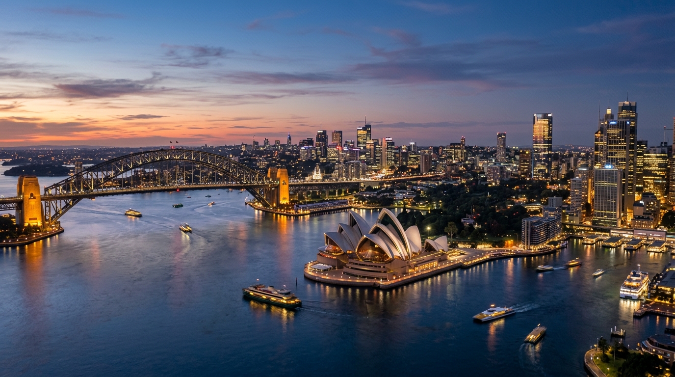 Australian Tax Residency Guide 2026 - Sydney Harbour Skyline