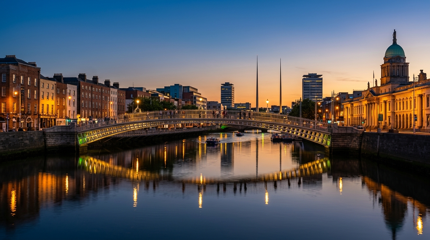 Ireland Tax Residency Dublin Skyline